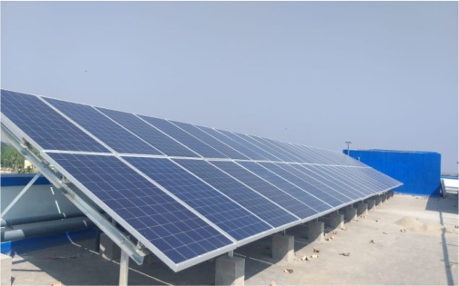 Rooftop solar project at KPS Substation, WBSEDCL